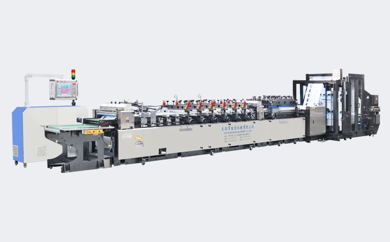 SK-600ZDSC全自動(dòng)高速網(wǎng)絡(luò)總線型三邊封、移刀雙切刀制袋機(jī)（帶儲(chǔ)料裝置）